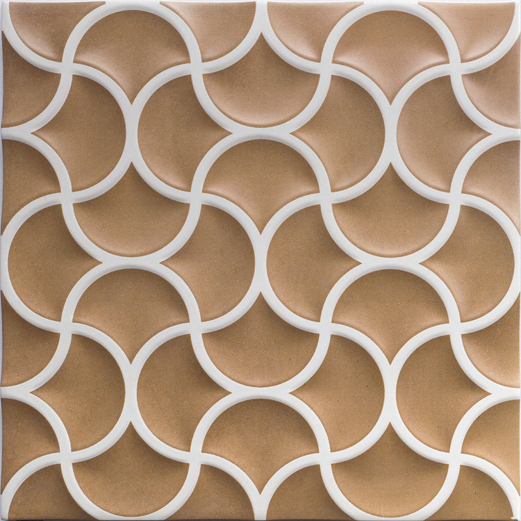 Sultana Mesh Sienna Porcelain Tile 13x13 | Tile Club