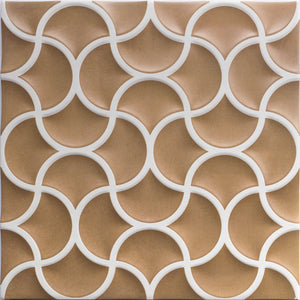 Sultana Mesh Sienna Porcelain Tile 13x13 Sample