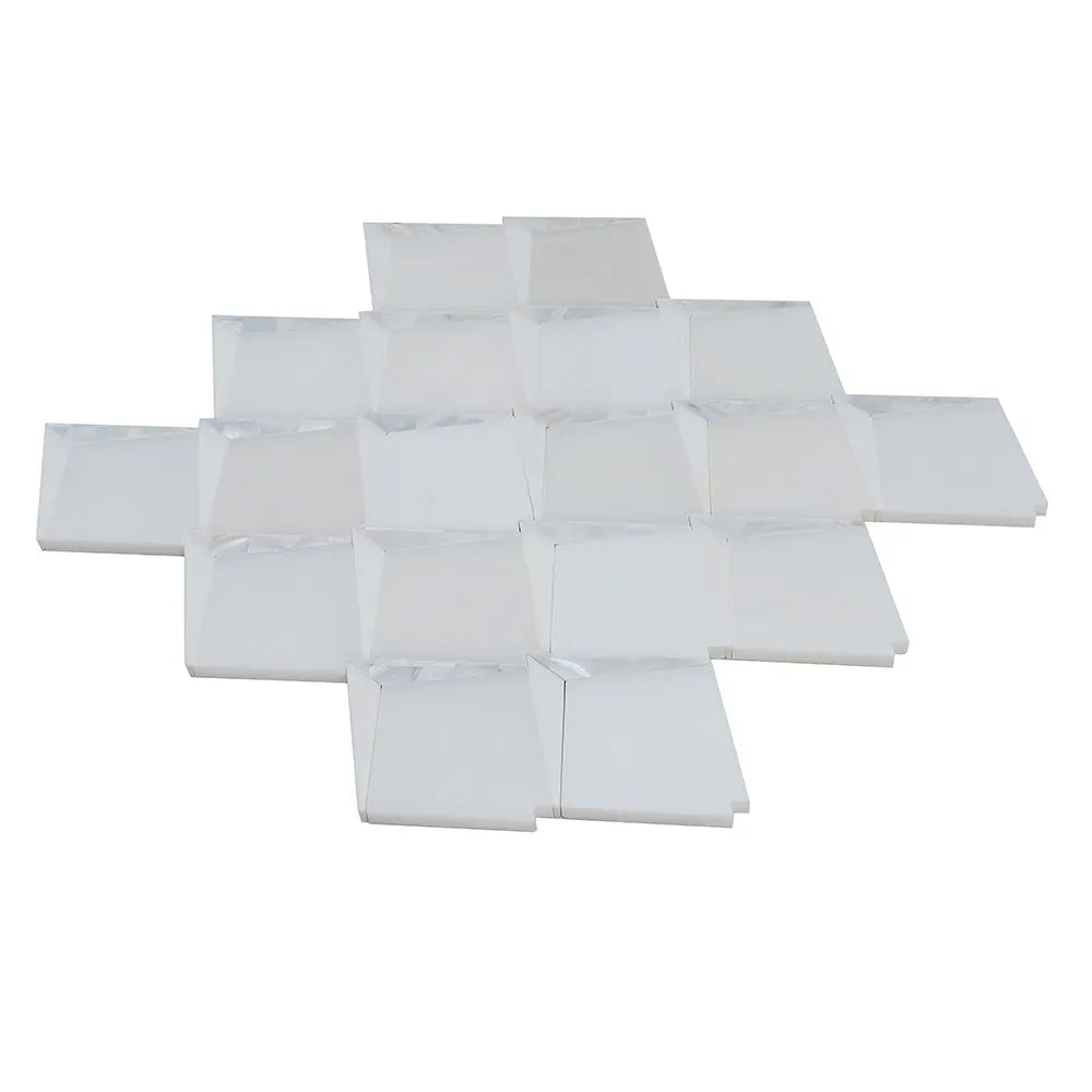 Arrowhead Pearl Marble Mosaic Tile | Tile Club