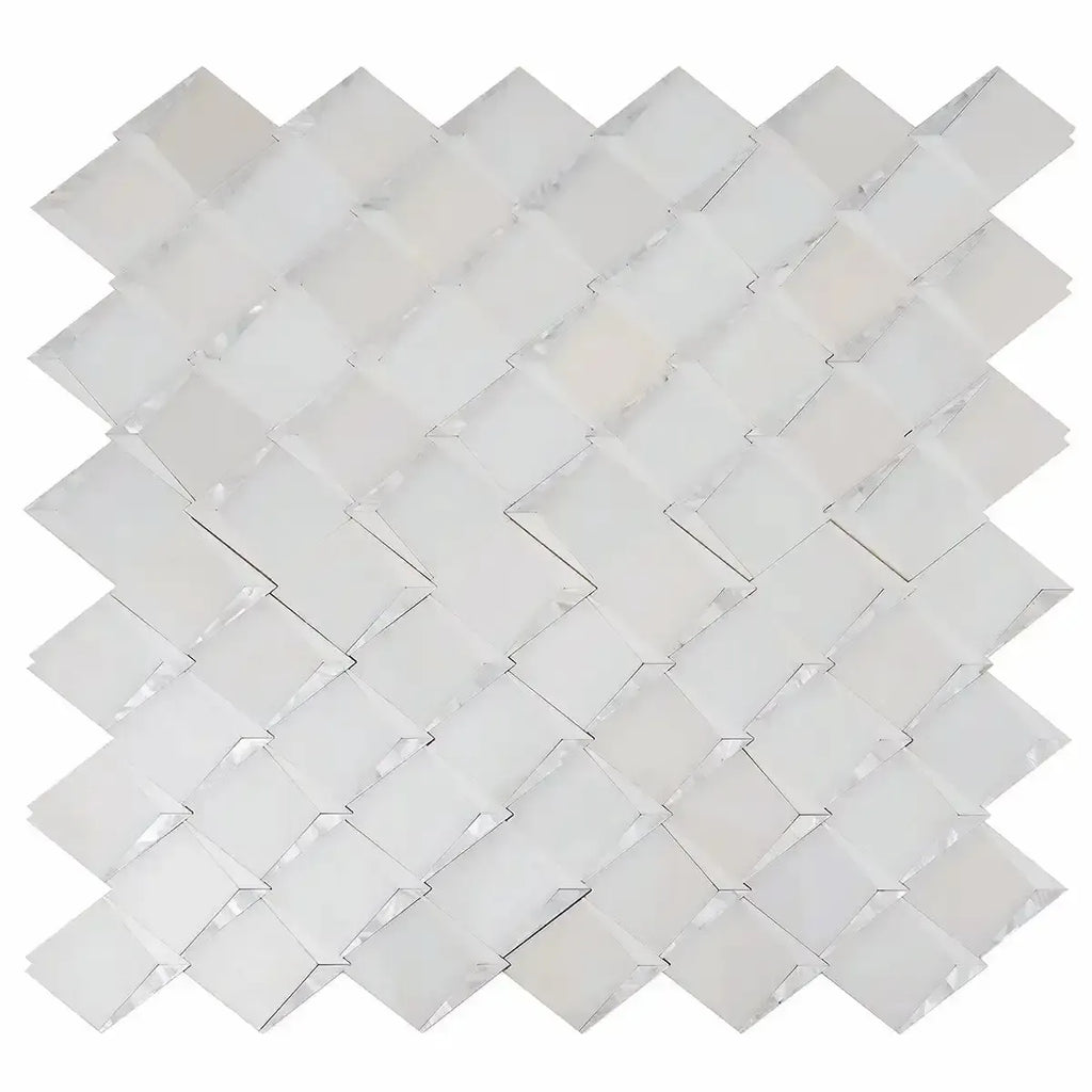 Arrowhead Pearl Marble Mosaic Tile | Tile Club
