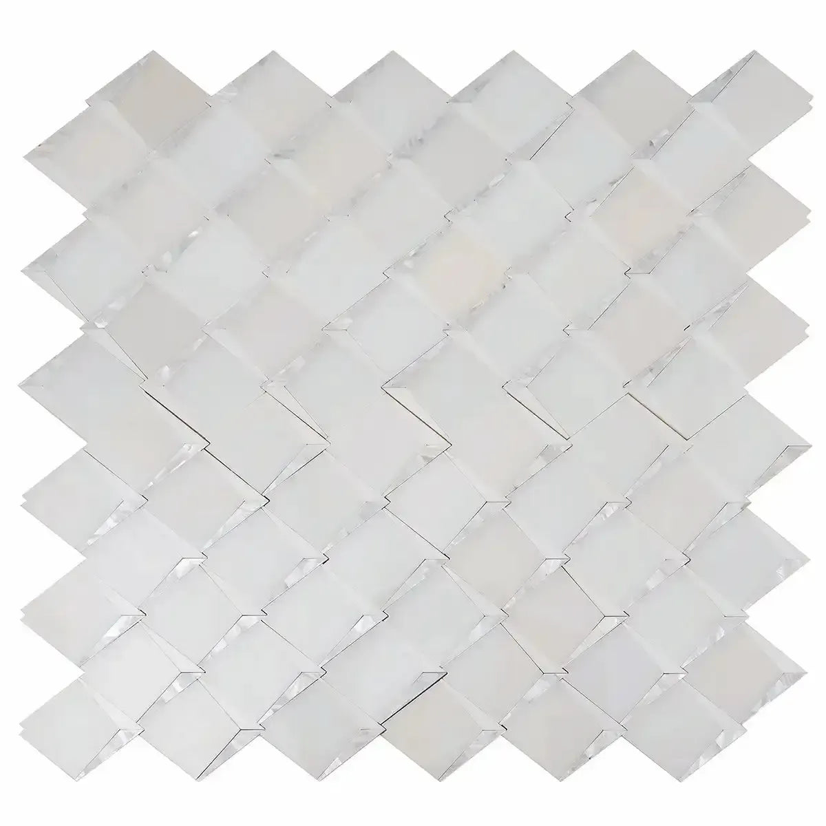 Arrowhead Pearl Marble Mosaic Tile | Tile Club