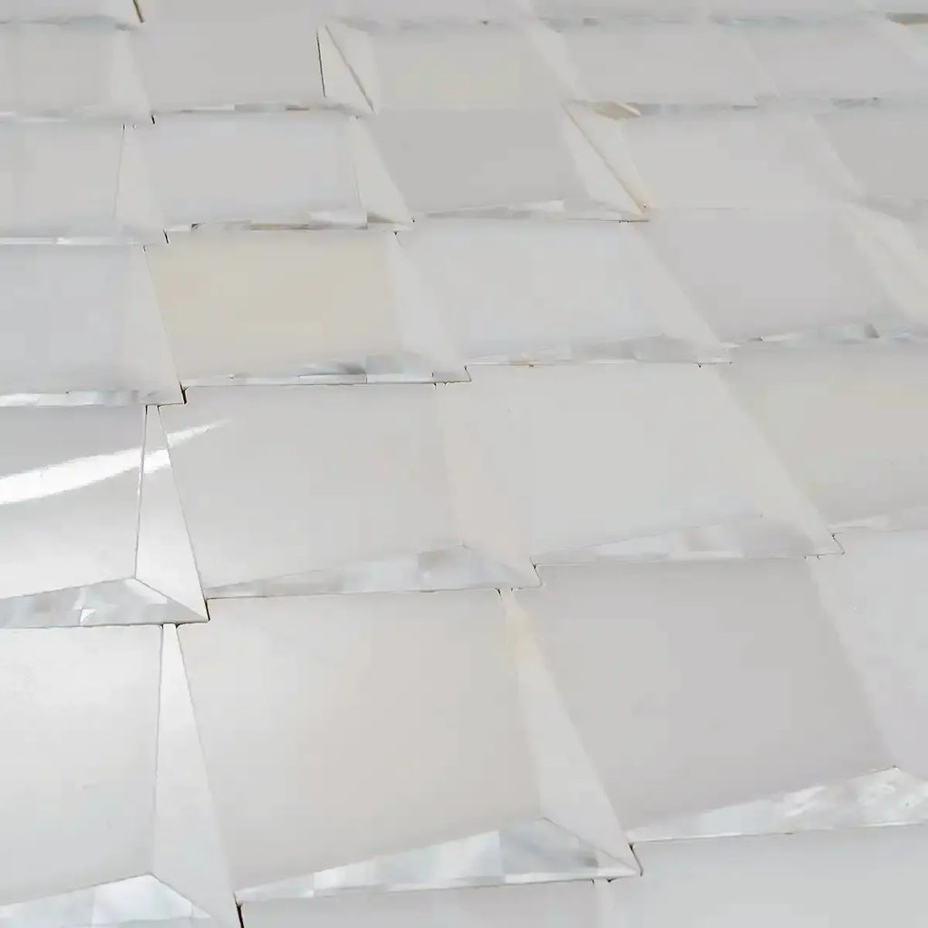 Arrowhead Pearl Marble Mosaic Tile | Tile Club