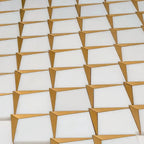 Arrowhead Brass Marble Mosaic Tile | Tile Club