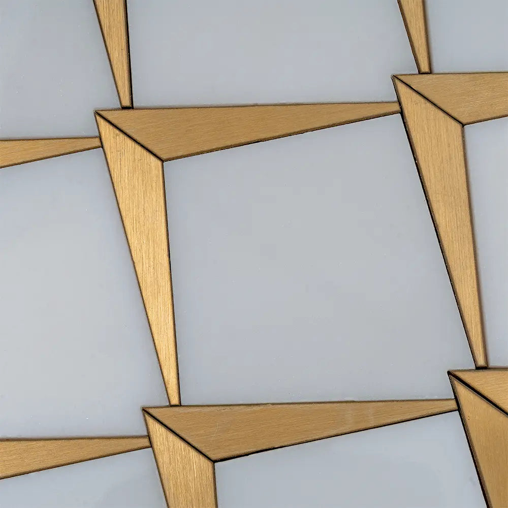 Arrowhead Brass Marble Mosaic Tile | Tile Club
