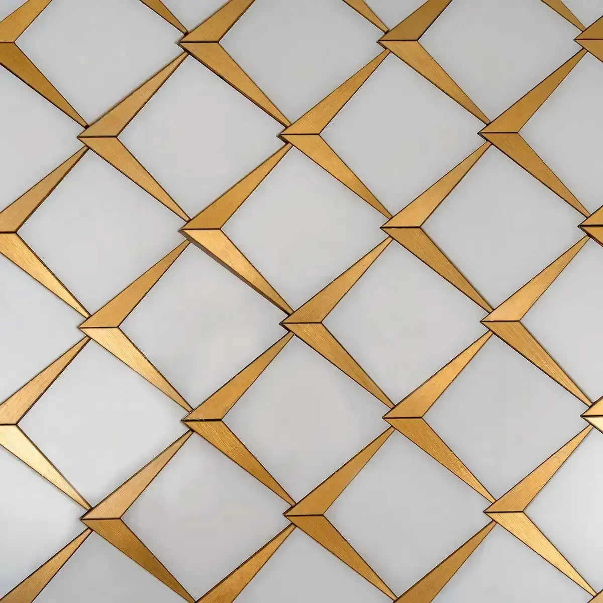 Arrowhead Brass Marble Mosaic Tile | Tile Club