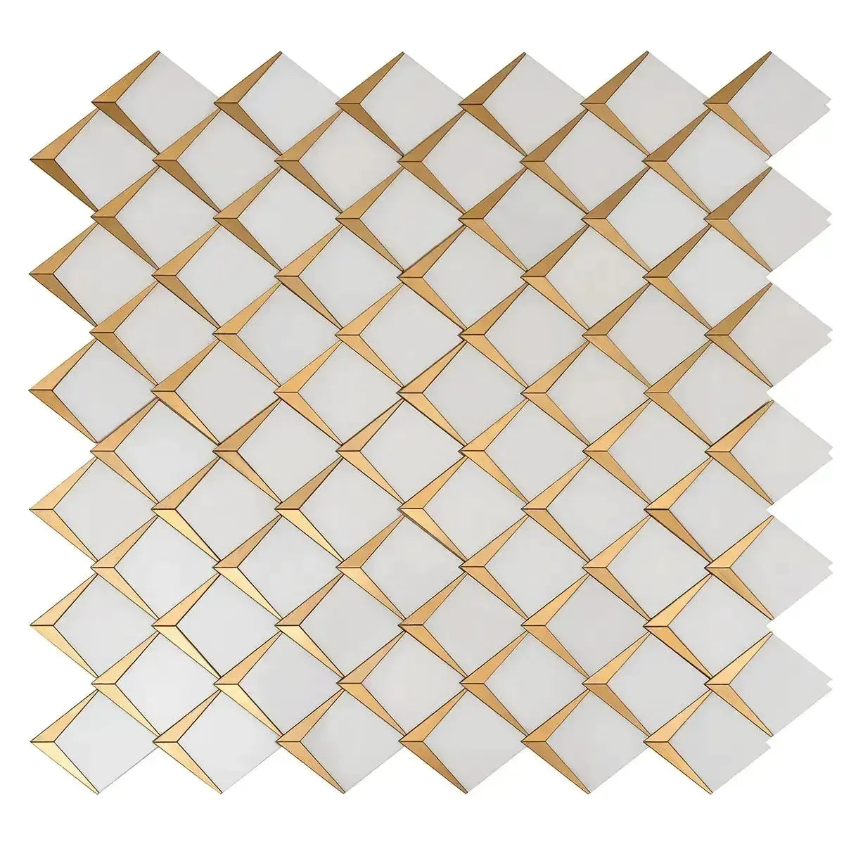 Arrowhead Brass Marble Mosaic Tile | Tile Club