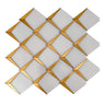 Arrowhead Brass Marble Mosaic Tile
