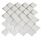 Arrowhead Antique Mirror Glass Marble Mosaic Tile | Tile Club