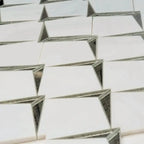 Arrowhead Antique Mirror Glass Marble Mosaic Tile | Tile Club
