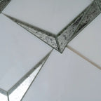 Arrowhead Antique Mirror Glass Marble Mosaic Tile | Tile Club