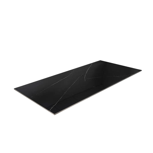 Azra Nero Black 24x48 Large Format Porcelain Tile