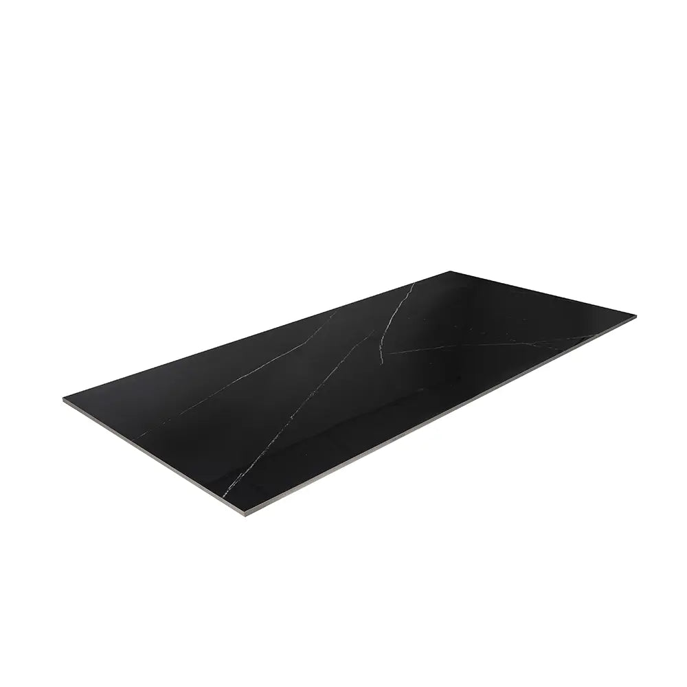 Azra Nero Black 24x48 Large Format Porcelain Tile | Tile Club