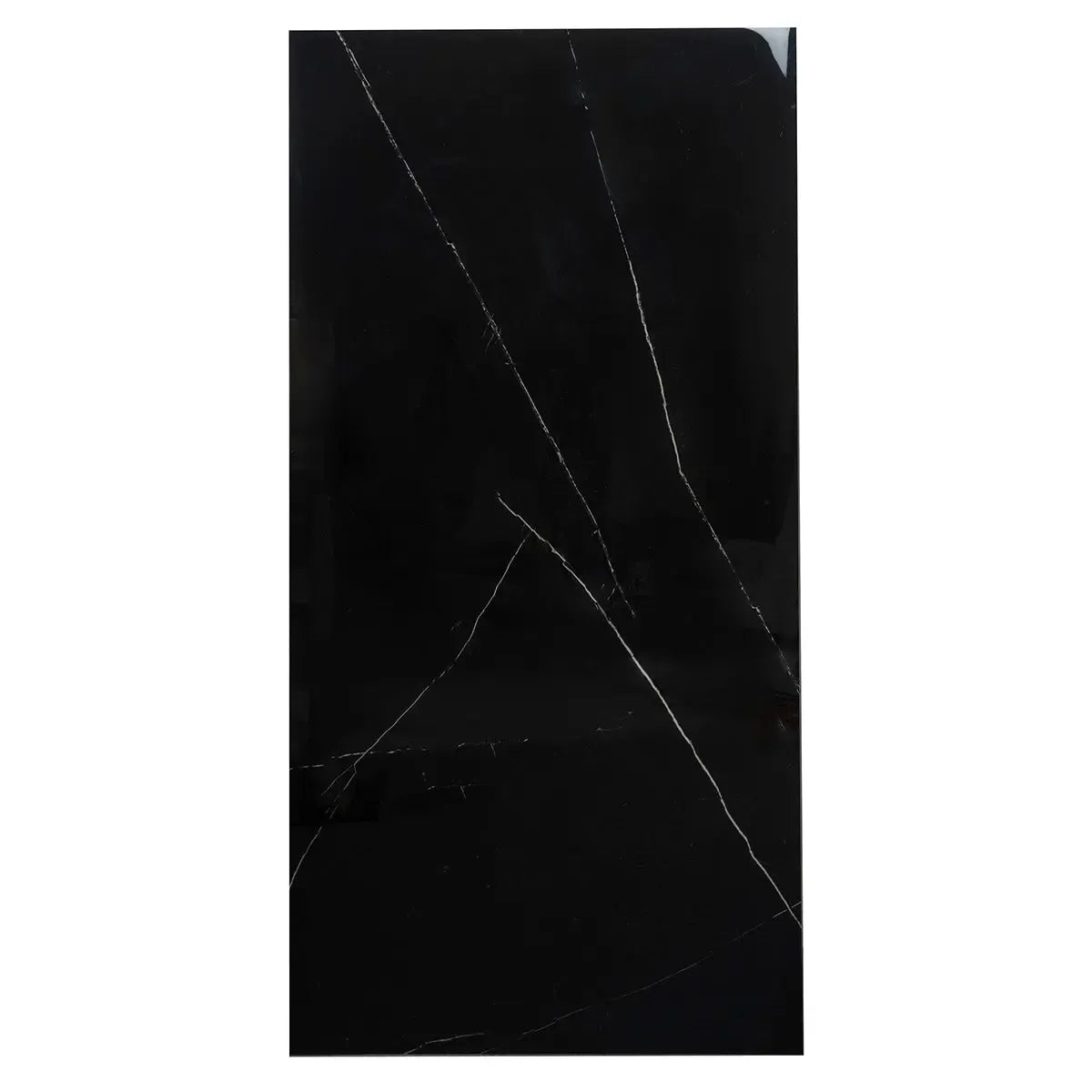 Azra Nero Black 24x48 Large Format Porcelain Tile | Tile Club