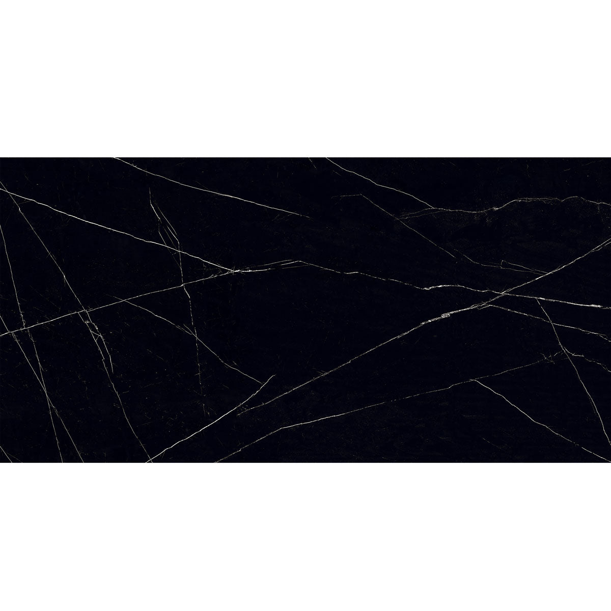Azra Nero Black 24x48 Large Format Porcelain Tile | Tile Club