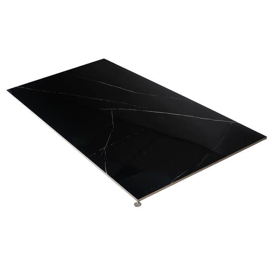 Azra Nero Black 24x48 Large Format Porcelain Tile