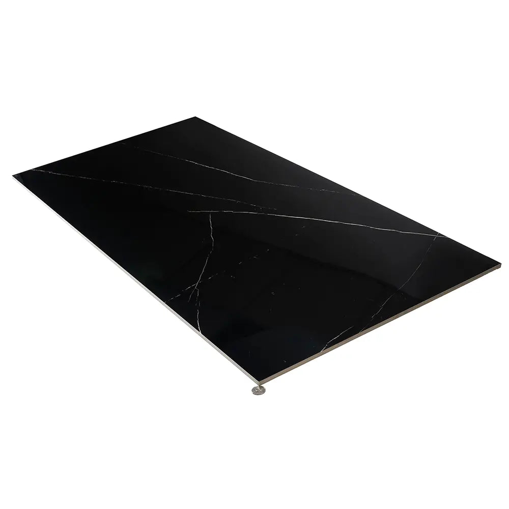 Azra Nero Black 24x48 Large Format Porcelain Tile | Tile Club