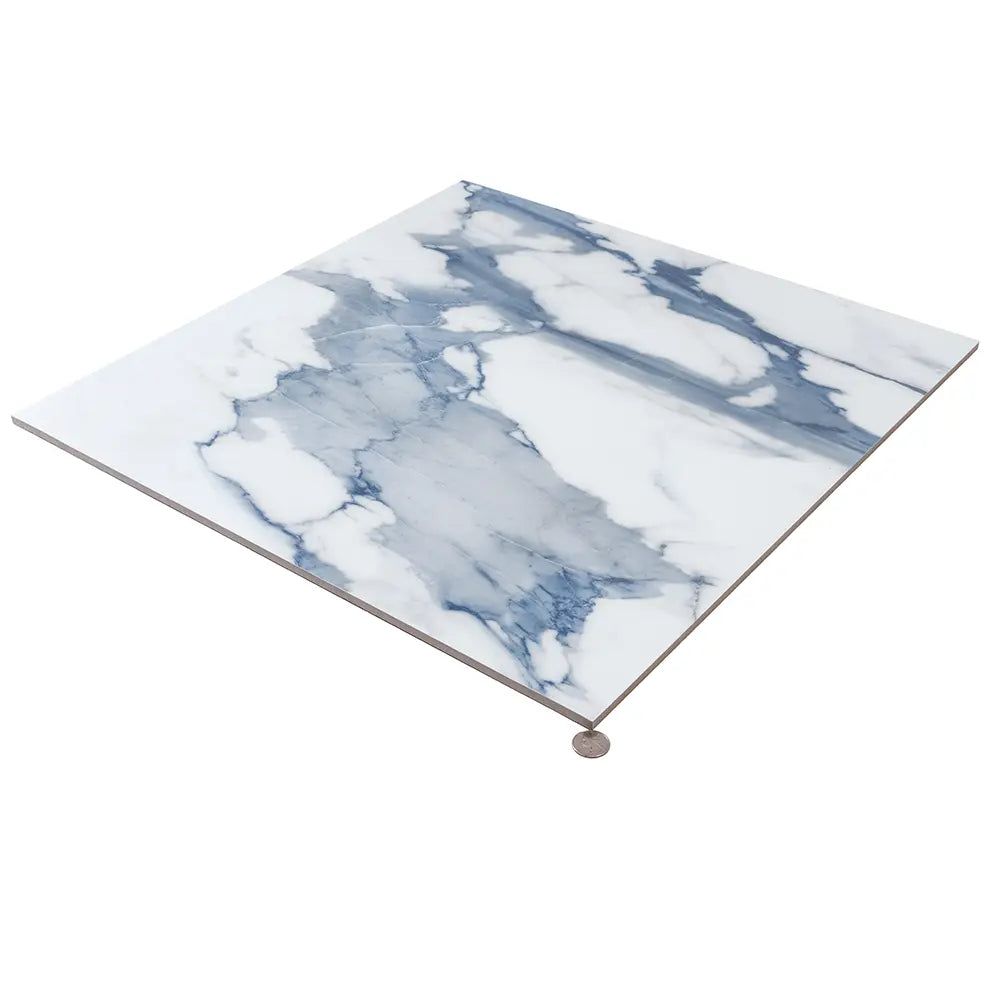 Azra Statuario Blue 24x24 Large Format Porcelain Tile | Tile Club