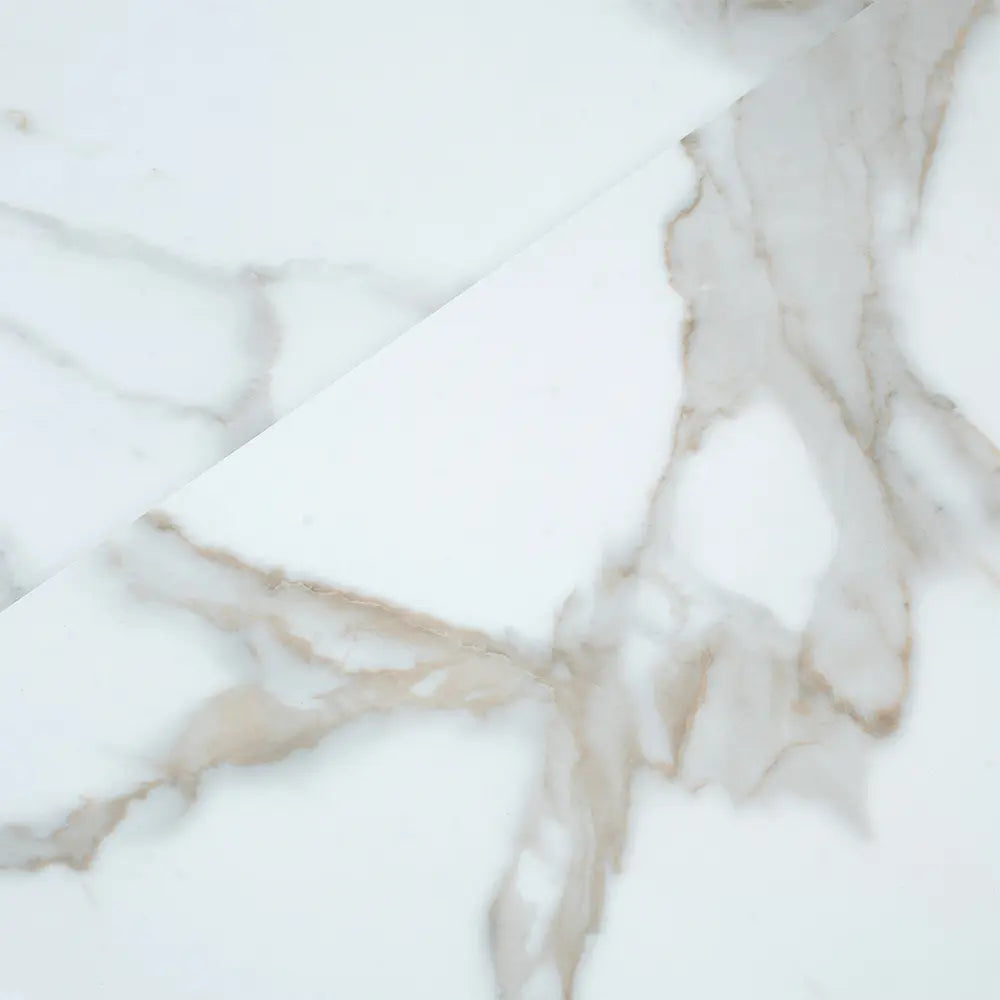 Azra Statuario Coffee 24x24 Large Format Porcelain Tile | Tile Club