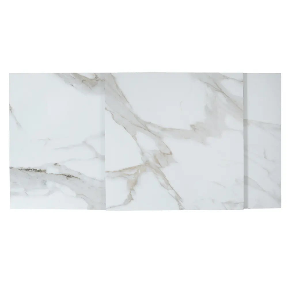 Azra Statuario Coffee 24x24 Large Format Porcelain Tile | Tile Club