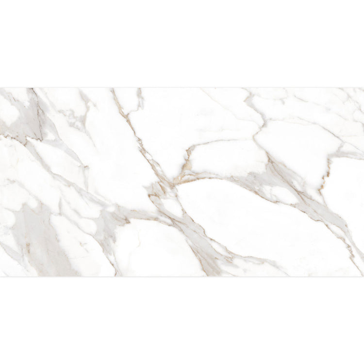Azra Statuario Coffee 24x48 Large Format Porcelain Tile | Tile Club