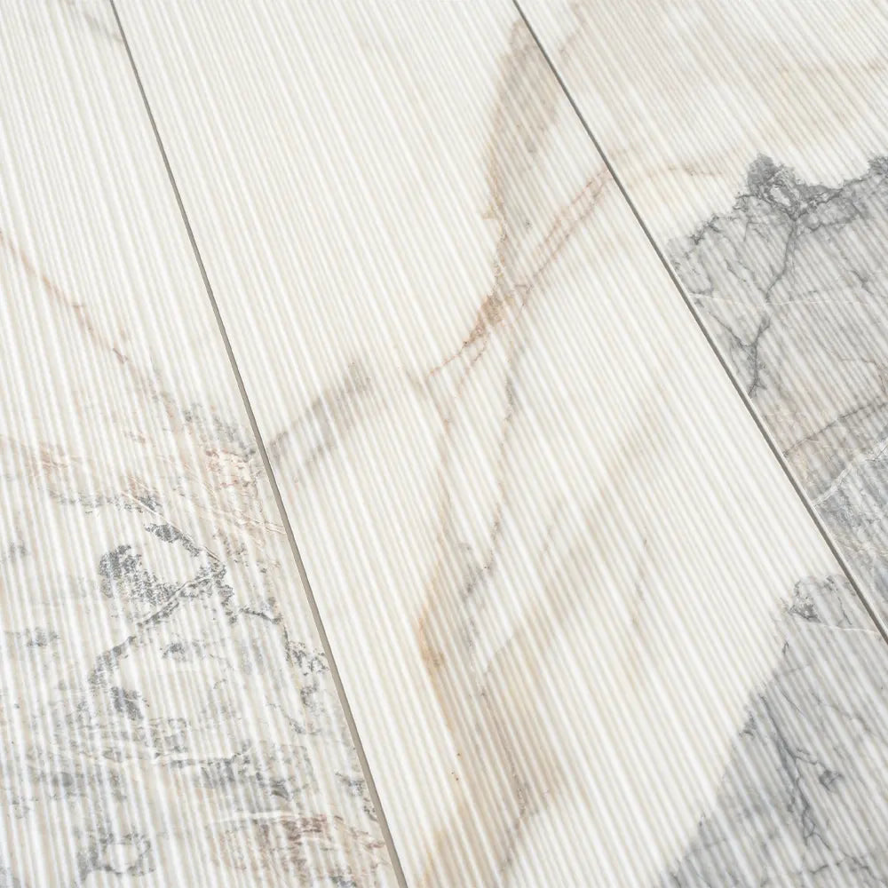 Orenda Dawn Textured 12x48 Large-Format Porcelain Tile | Tile Club