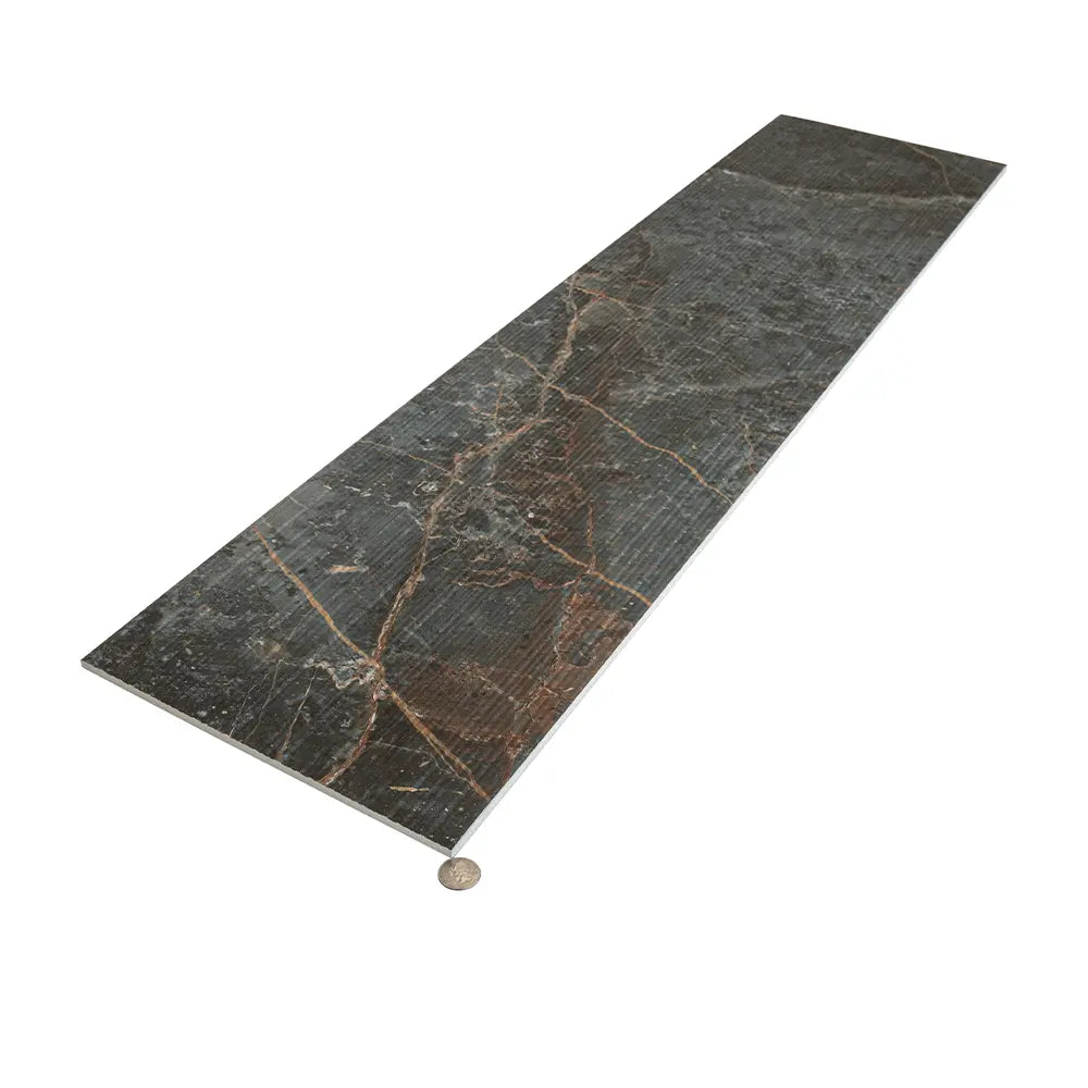 Orenda Dusk Textured 12x48 Large-Format Porcelain Tile | Tile Club