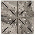 Grey Sparkle Waterjet Marble Mosaic Tile | Tile Club