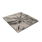 Grey Sparkle Waterjet Marble Mosaic Tile | Tile Club