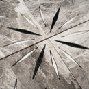 Grey Sparkle Waterjet Marble Mosaic Tile