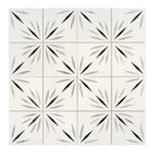 White Sparkle Waterjet Marble Mosaic Tile | Tile Club