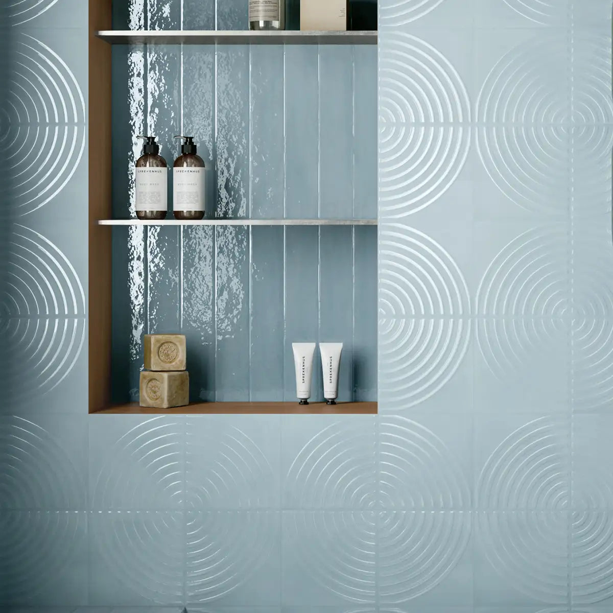Sonus Brick Lagoon Glossy Subway Tile | Tile Club