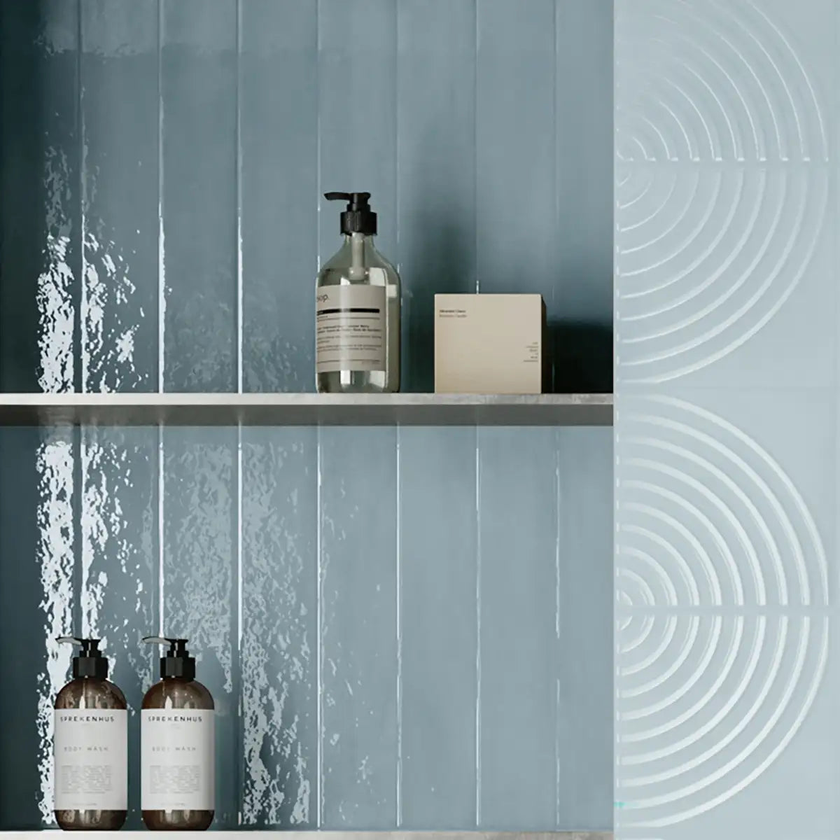 Sonus Brick Lagoon Glossy Subway Tile | Tile Club