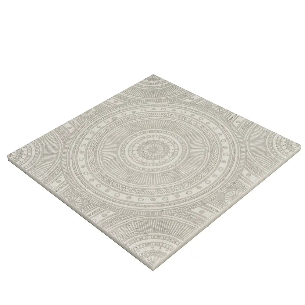 Antique Circles Etched Marble Tile | Tile Club