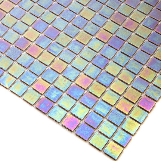 Abalone Pearl Squares Glass Pool Tile | Tile Club