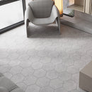 Acadia Gray Hexagon Tile Commercial Flooring