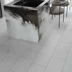 Acadia White Porcelain Tile 12x24 | Tile Club