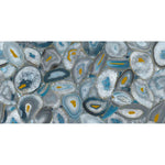 Preciosa Blue Geode and Gold Porcelain Tile Sample | Tile Club