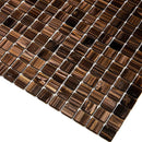 Amber Shimmer Mixed Squares Glass Pool Tile | Tile Club
