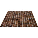Amber Shimmer Mixed Squares Glass Pool Tile | Tile Club