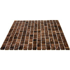 Amber Shimmer Mixed Squares Glass Pool Tile | Tile Club