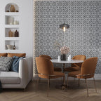 Amira Regal Shadow and Gold Patterned Porcelain Tile | Tile Club