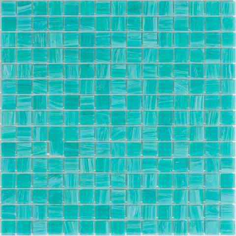Aqua Ocean Mixed Squares Glass Pool Tile