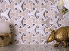 Arches Wooden Beige & Bardiglio Marble Tile