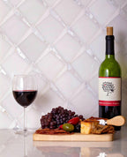 Arrowhead Pearl Marble Mosaic Tile