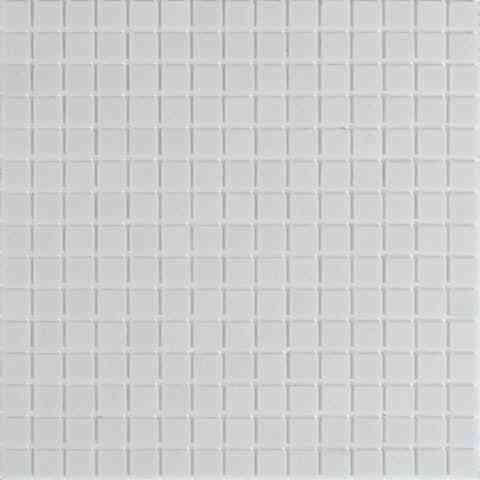 Ash Grey Squares Glass Pool Tile