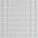 Ash Grey Squares Glass Pool Tile Sample