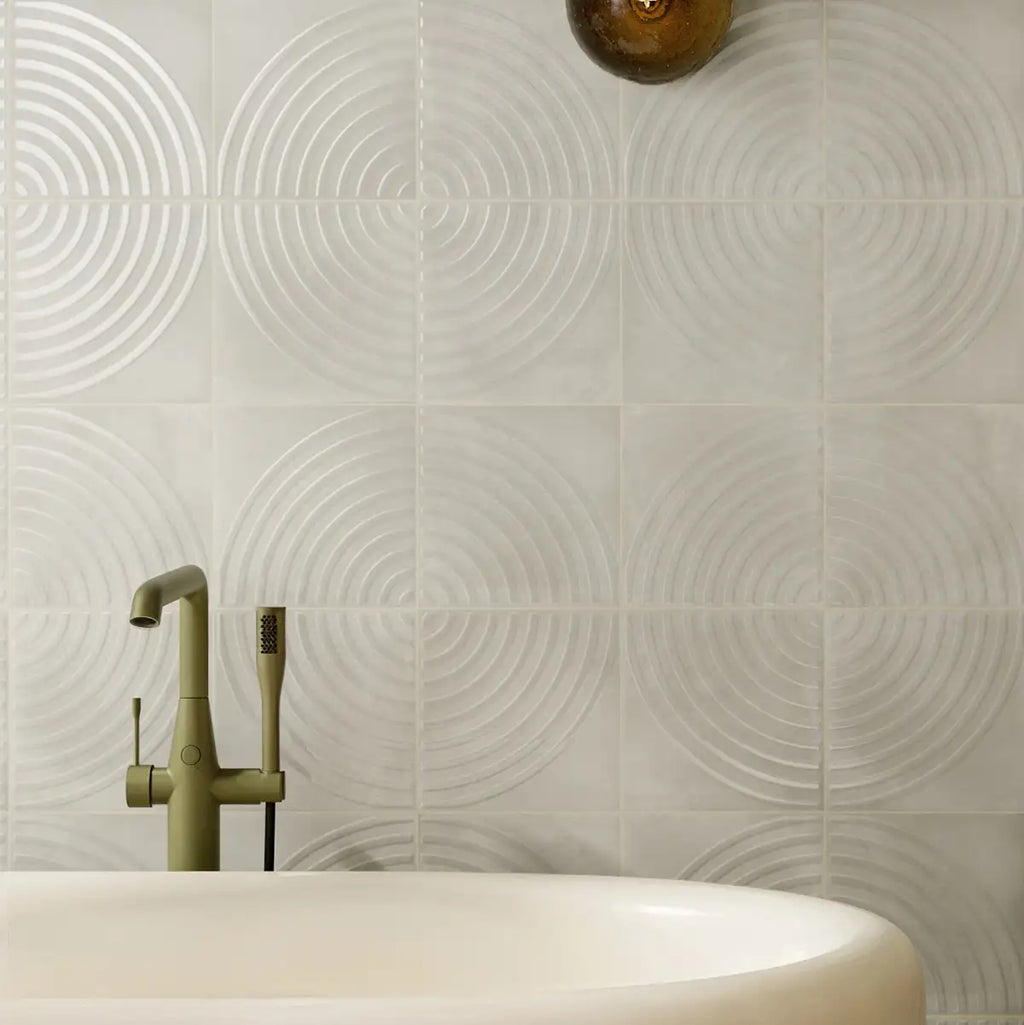 Sonus Ripple Eucalyptus 3D Tile | Tile Club