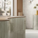 Sonus Brick Eucalyptus Glossy Subway Tile | Tile Club