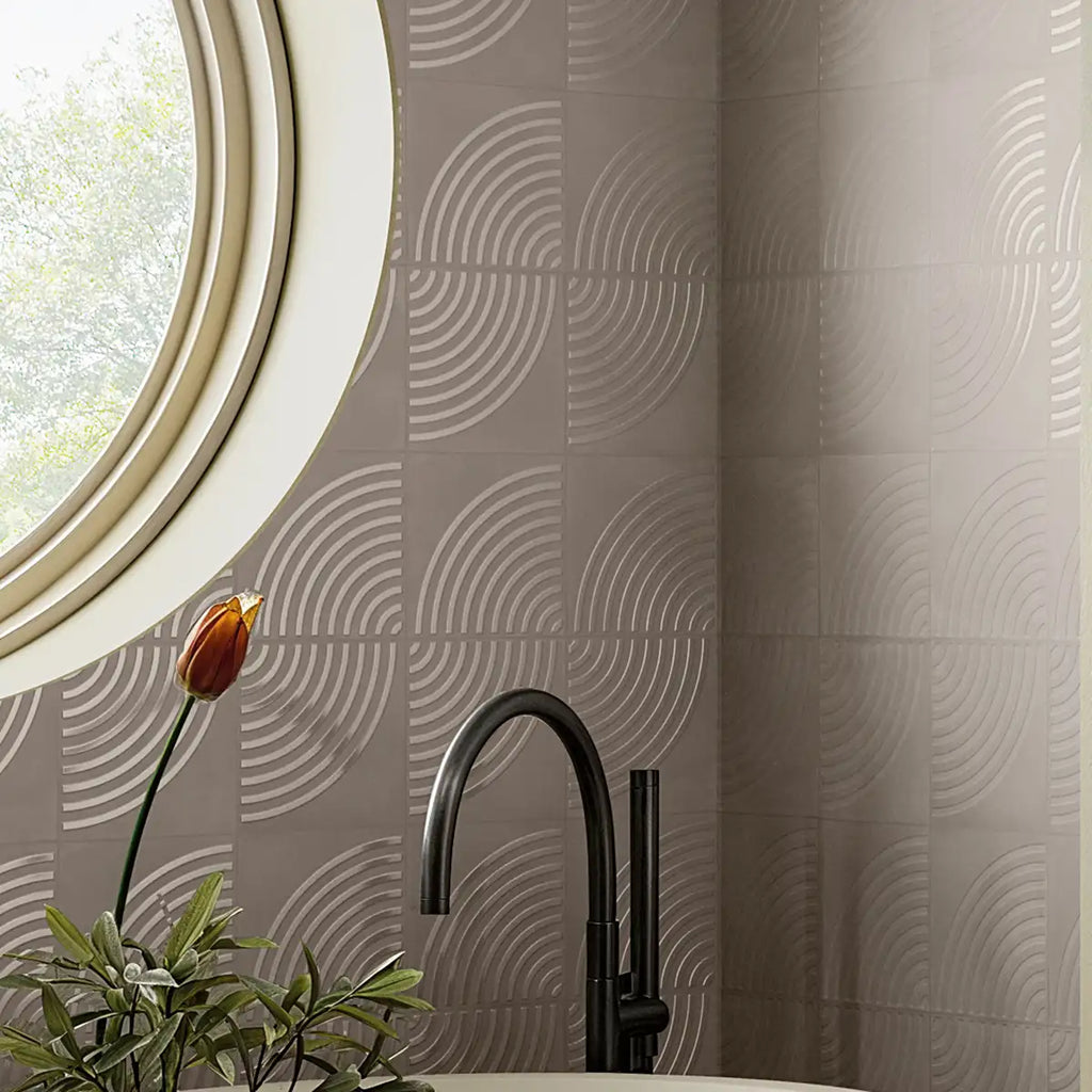 Sonus Ripple Clay 3D Tile | Tile Club