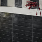 Sonus Brick Slate Glossy Subway Tile | Tile Club